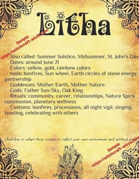 Wiccan Litha celebration